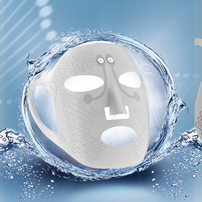 Mascarilla Facial Masajeadora con Vibración EMS